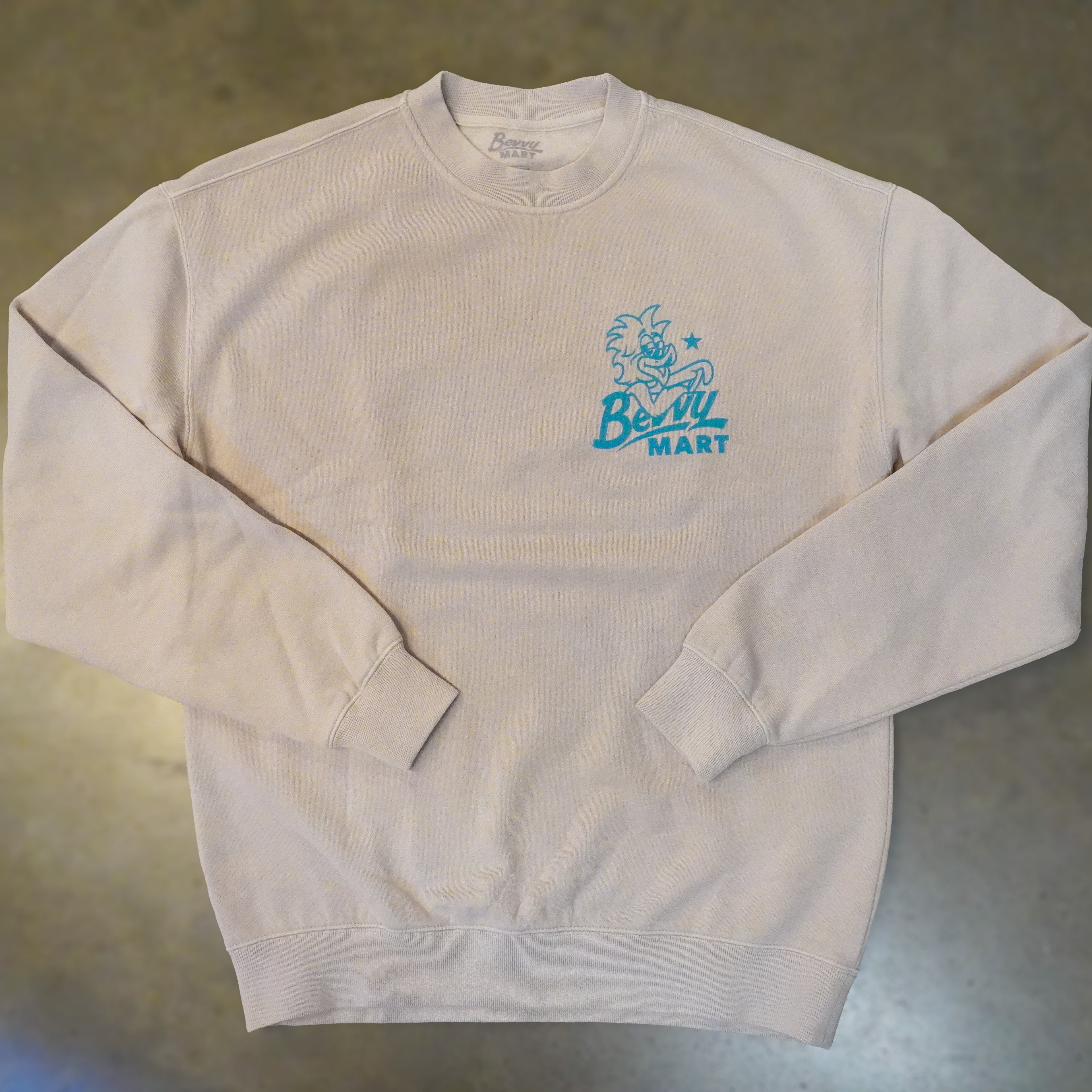 Bevvy Tourist Crew Neck - Light Grey