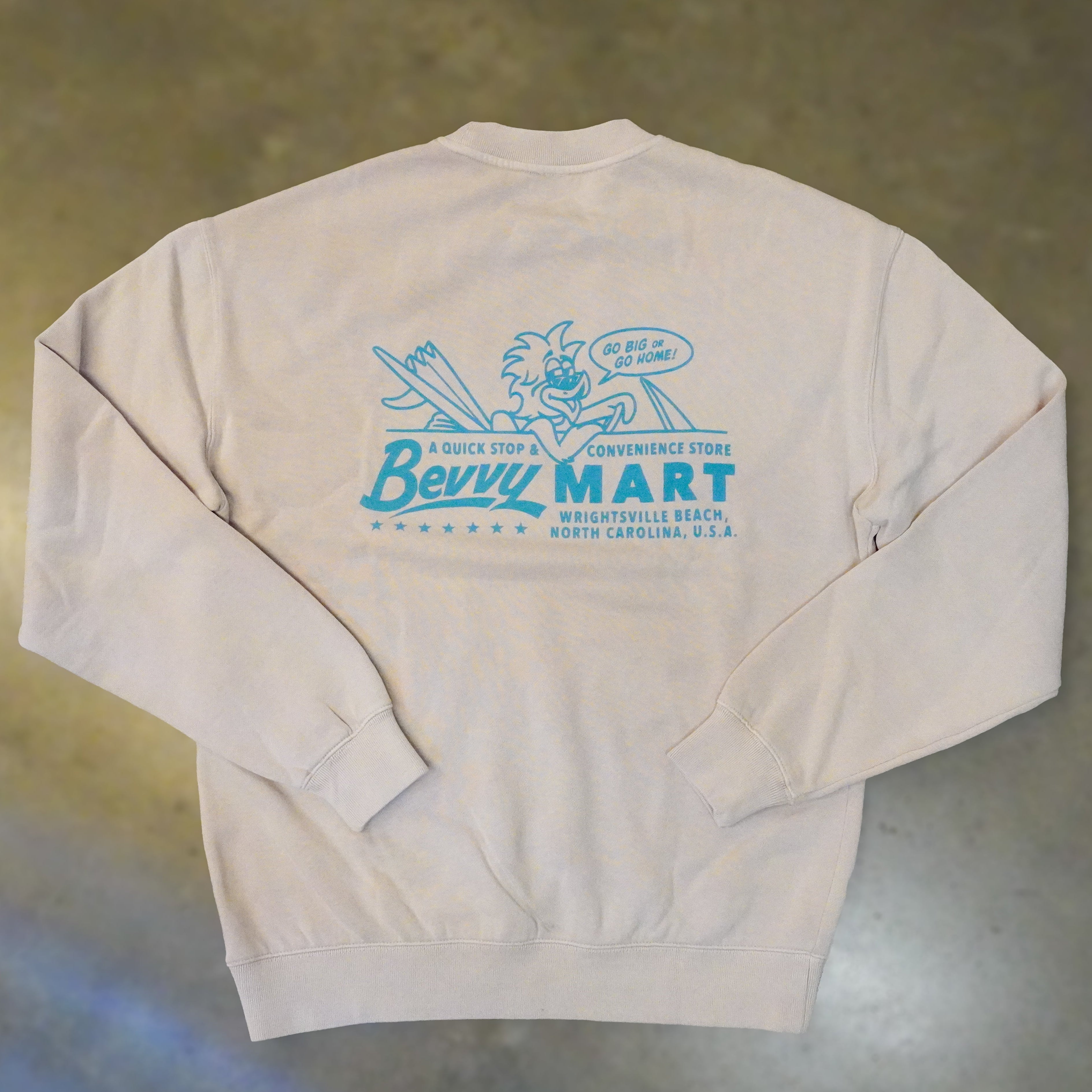 Bevvy Tourist Crew Neck - Light Grey