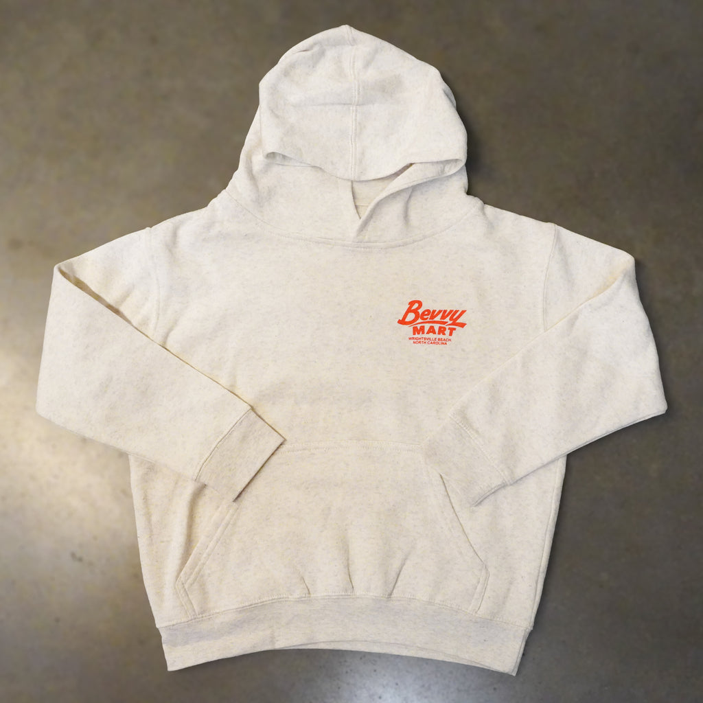 Youth Real Food Hoodie - Heather Grey