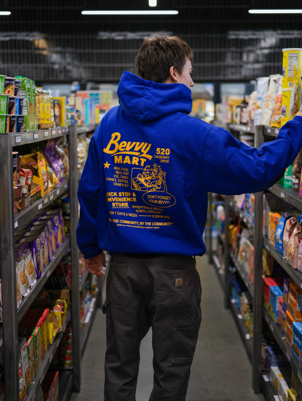 Bevvy 520 Hoodie - Blue