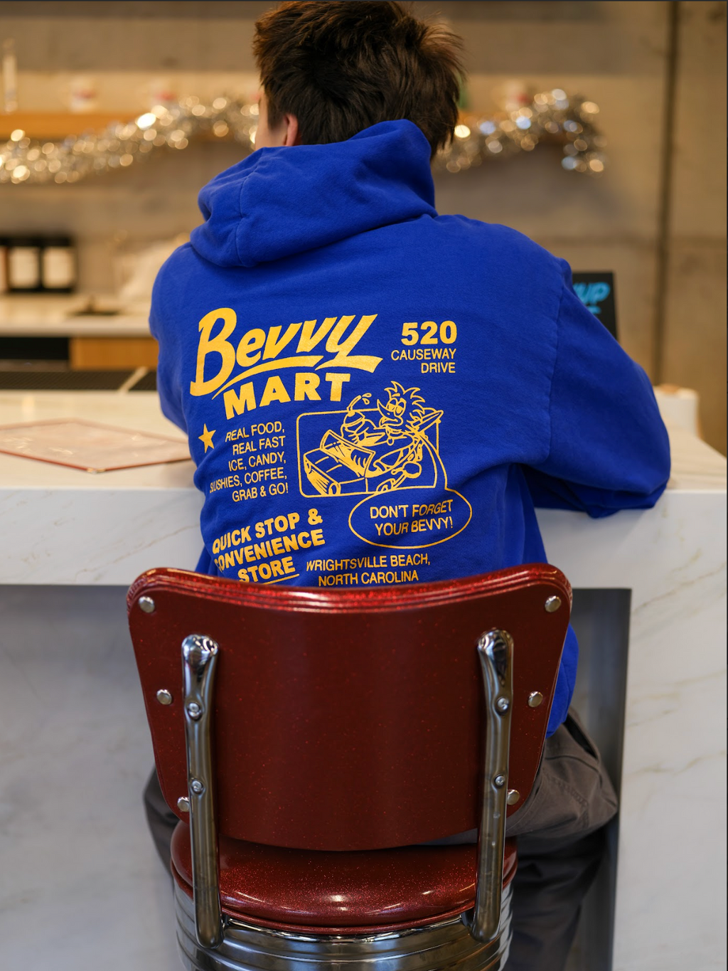 Bevvy 520 Hoodie - Blue