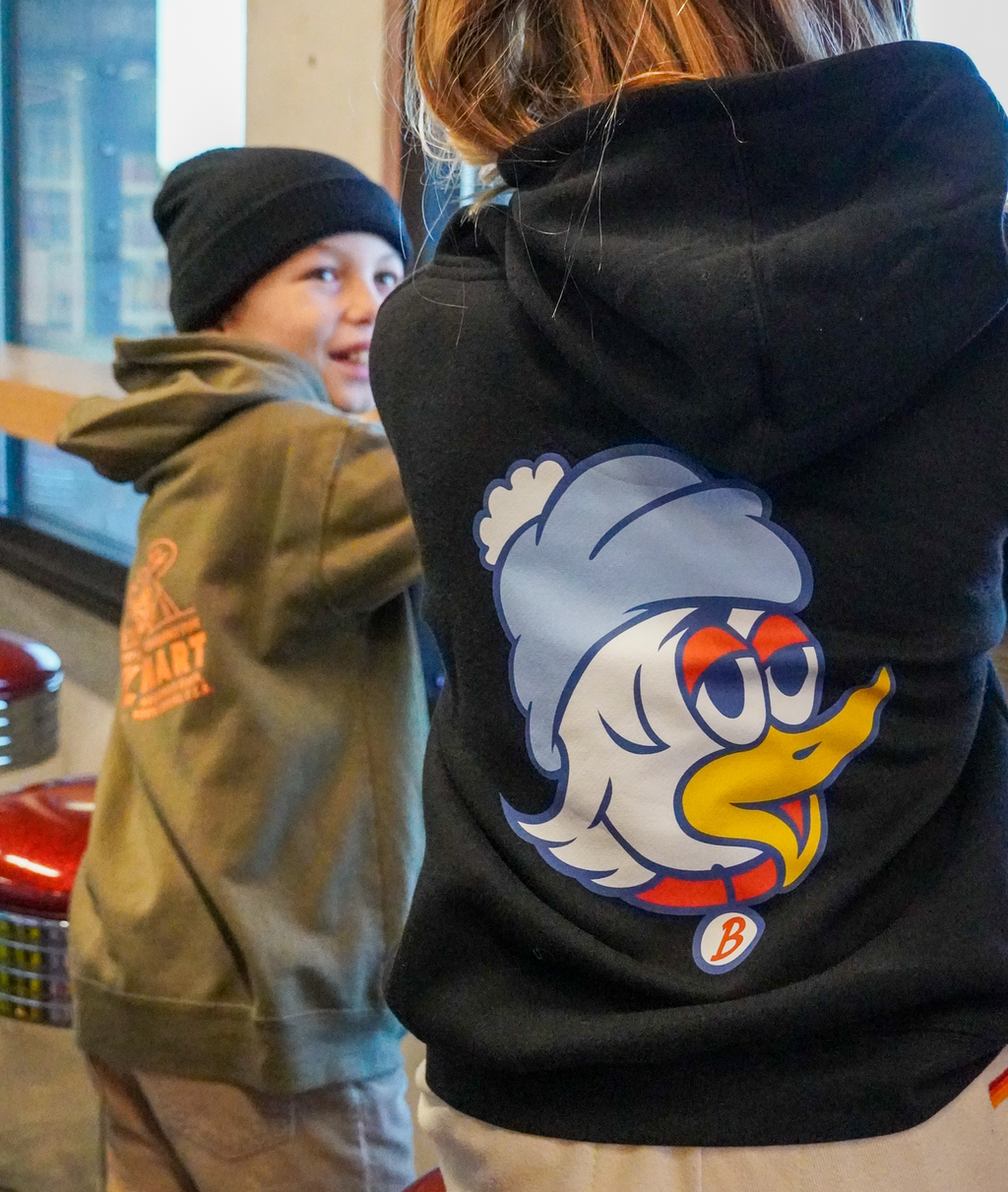 Youth Bevvy Chilly Bird Hoodie - Black